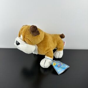 Ganz Webkinz Bulldog Puppy 8" HM126 Plush Bull Dog Web Kinz Sealed Code NWT